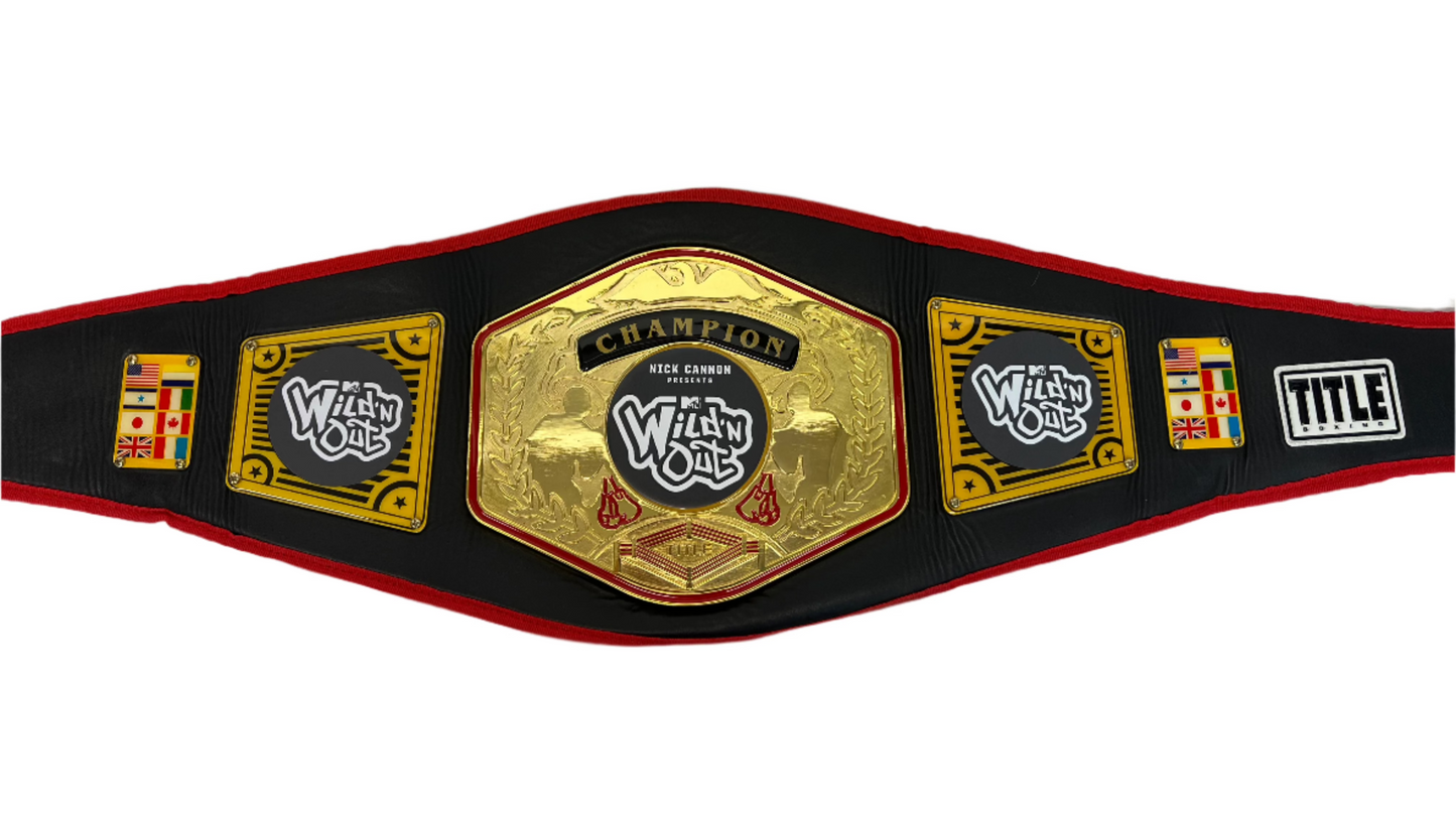 Nick Cannon's Wild 'N Out Championship Belt Movie Prop Y'allywood Props