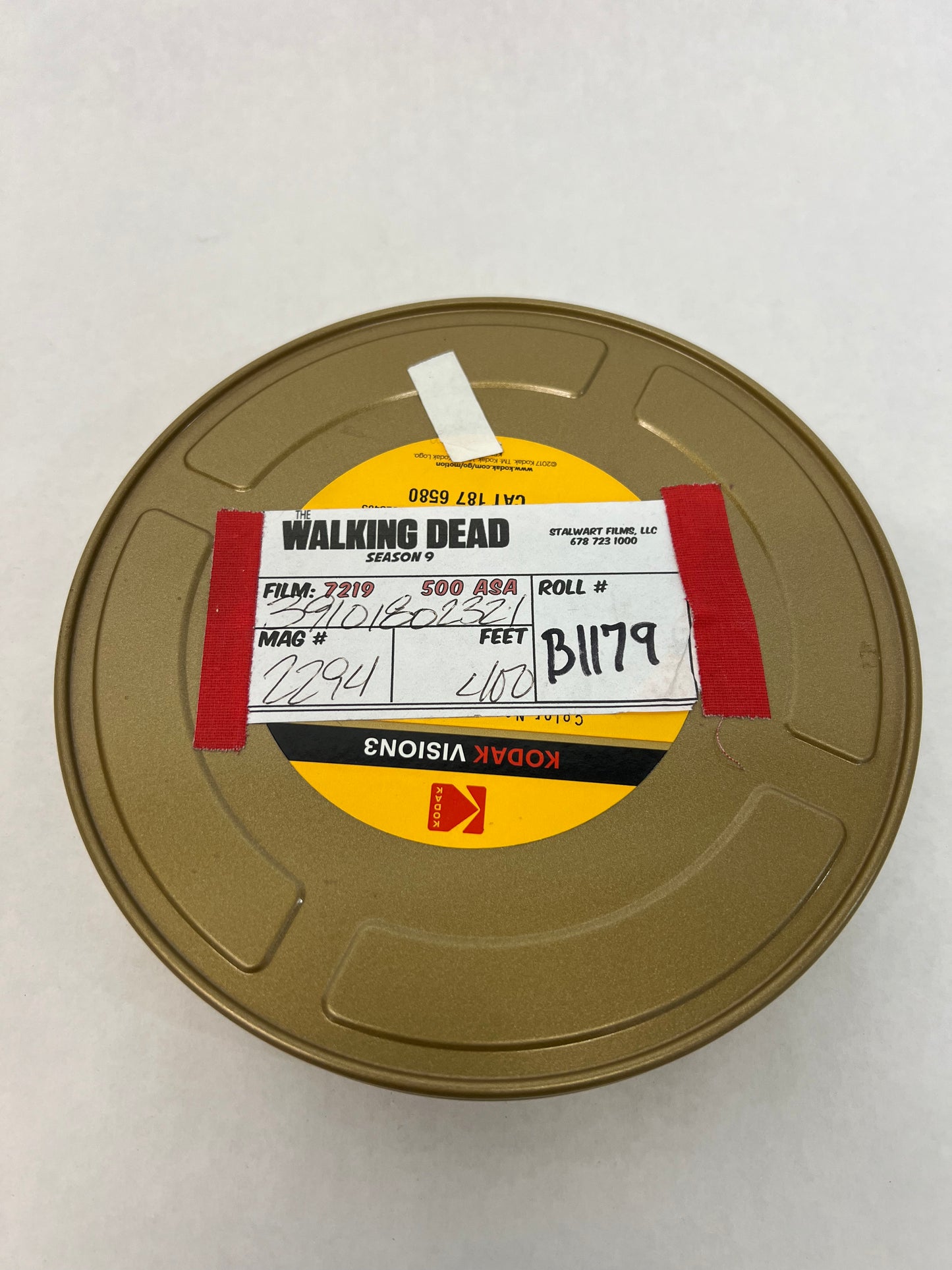 The Walking Dead Season 9 Film Reel Can Movie Prop Y'allywood Props