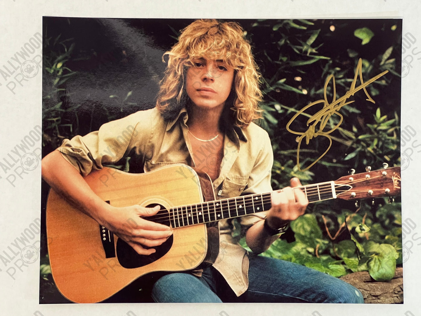 Leif Garrett Signed 8x10" Autograph Y'allywood Props