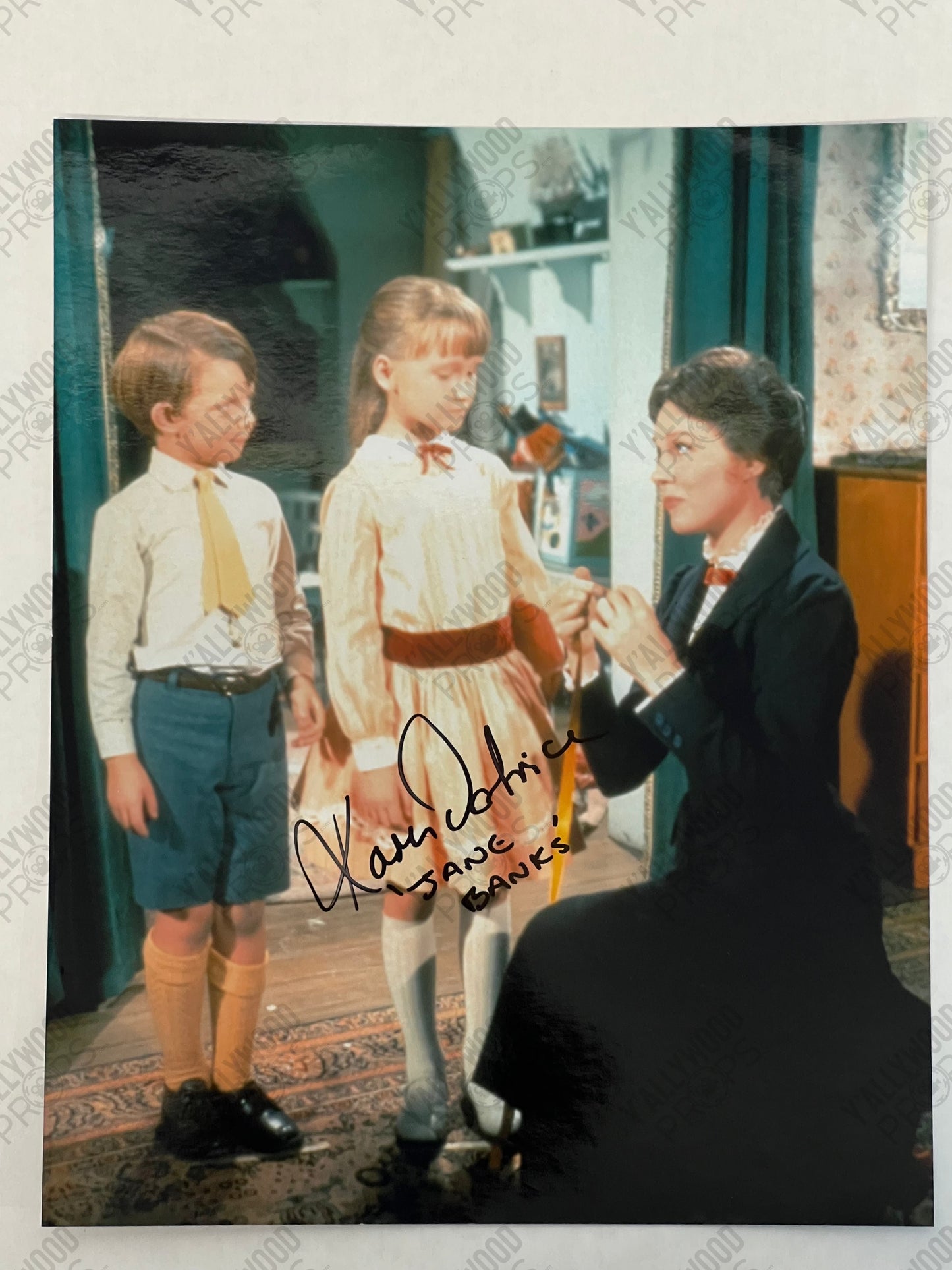 Karen Dotrice Signed 8x10" Mary Poppins Movie Prop Y'allywood Props