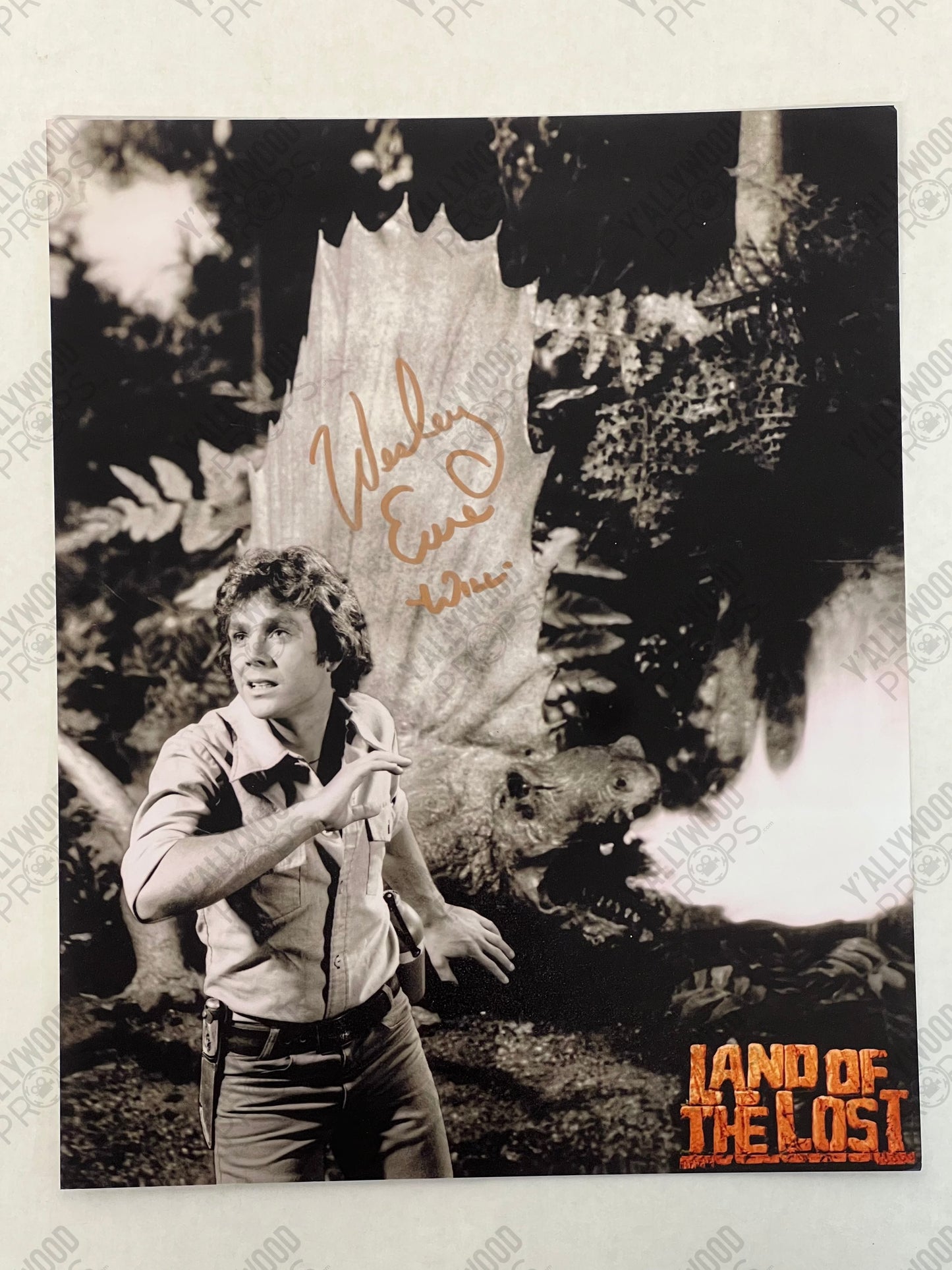 Wesley Eure Signed 8x10" Land of the Lost (2009) Movie Prop Y'allywood Props