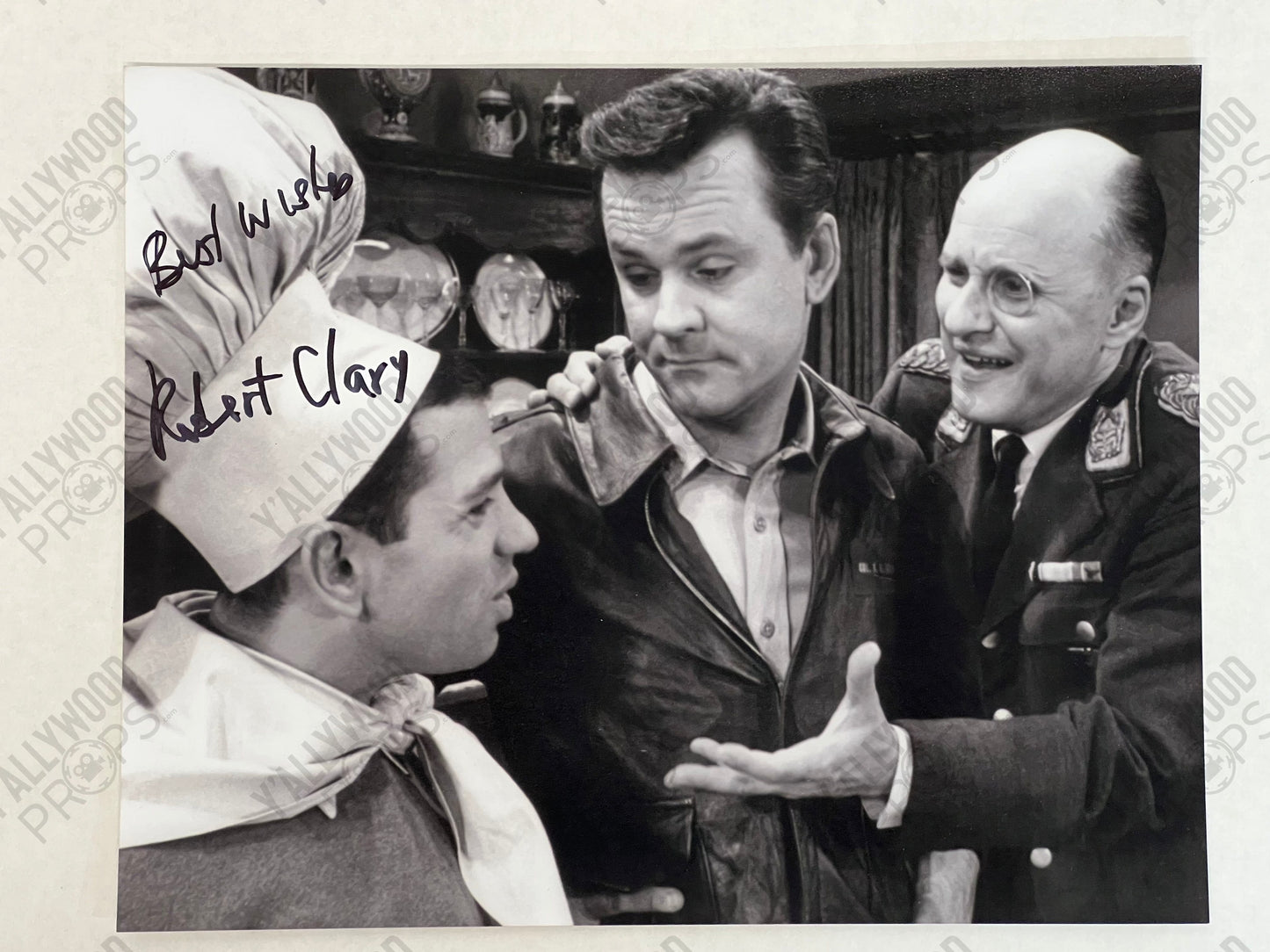 Robert Clary Signed 8x10" Hogan's Heroes Movie Prop Y'allywood Props