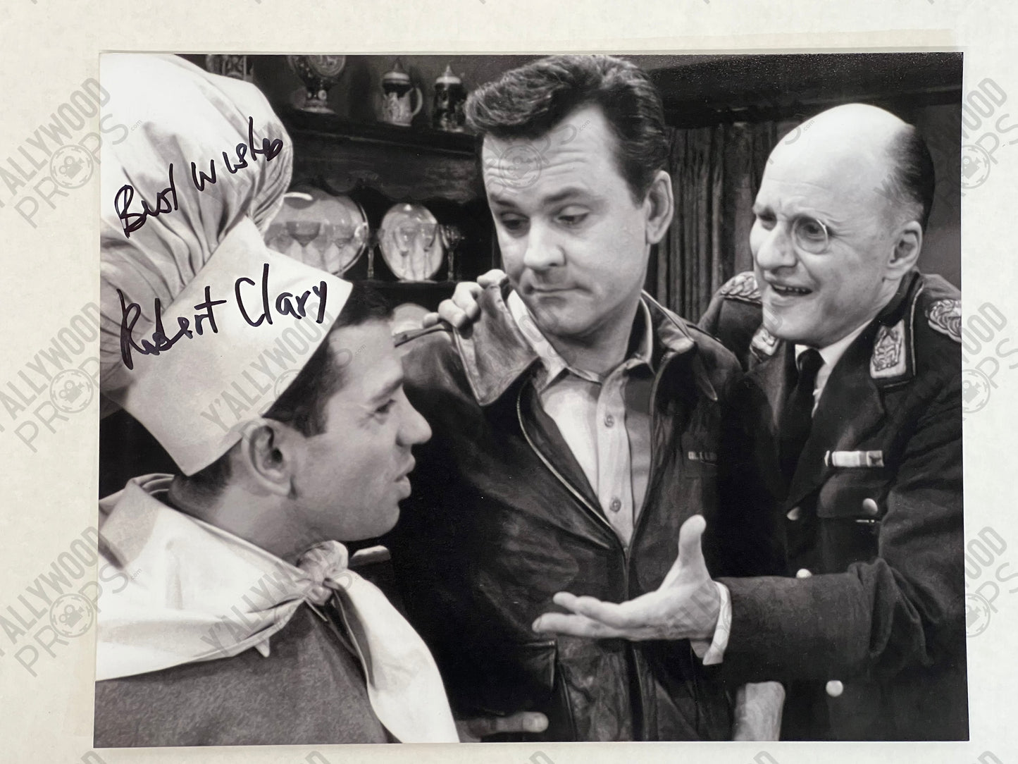 Robert Clary Signed 8x10" Hogan's Heroes Movie Prop Y'allywood Props