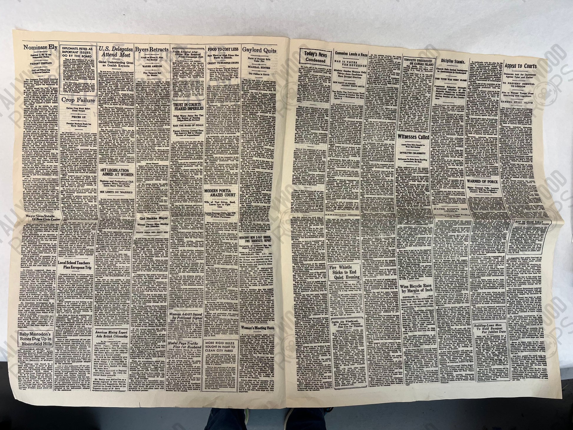 The Danny Daily Newspaper S1E15 Doom Patrol (2019) Movie Prop Y'allywood Props