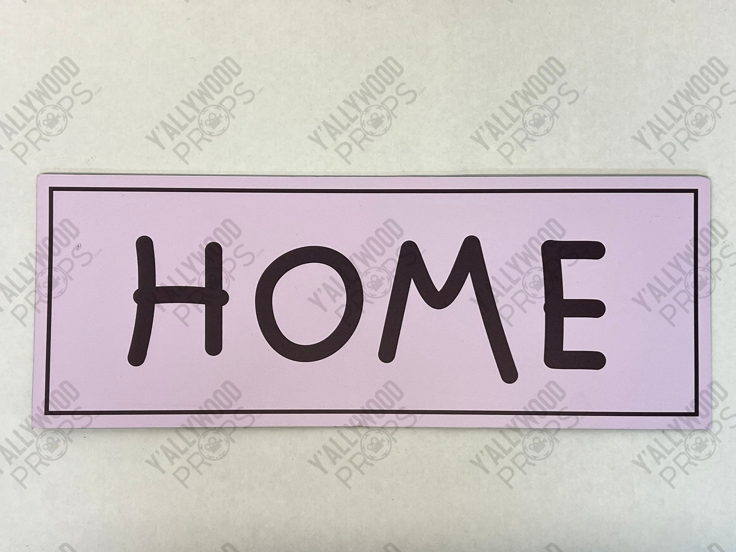 Harold's World Signs Harold and the Purple Crayon (2024) Memorabilia Y'allywood Props Home 16"x6" Light Purple