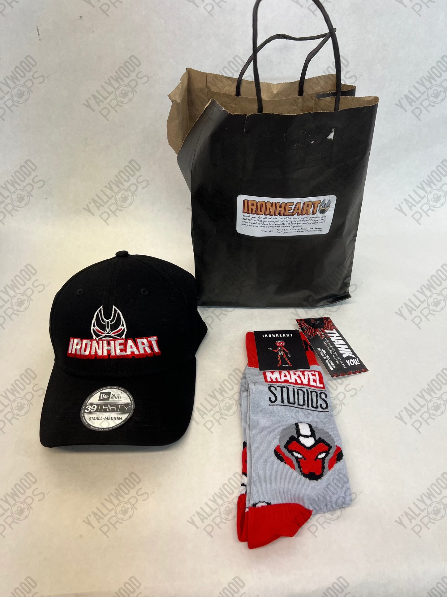 Ironheart (2025) Cast & Crew Gift Hat & Socks Wardrobe Y'allywood Props