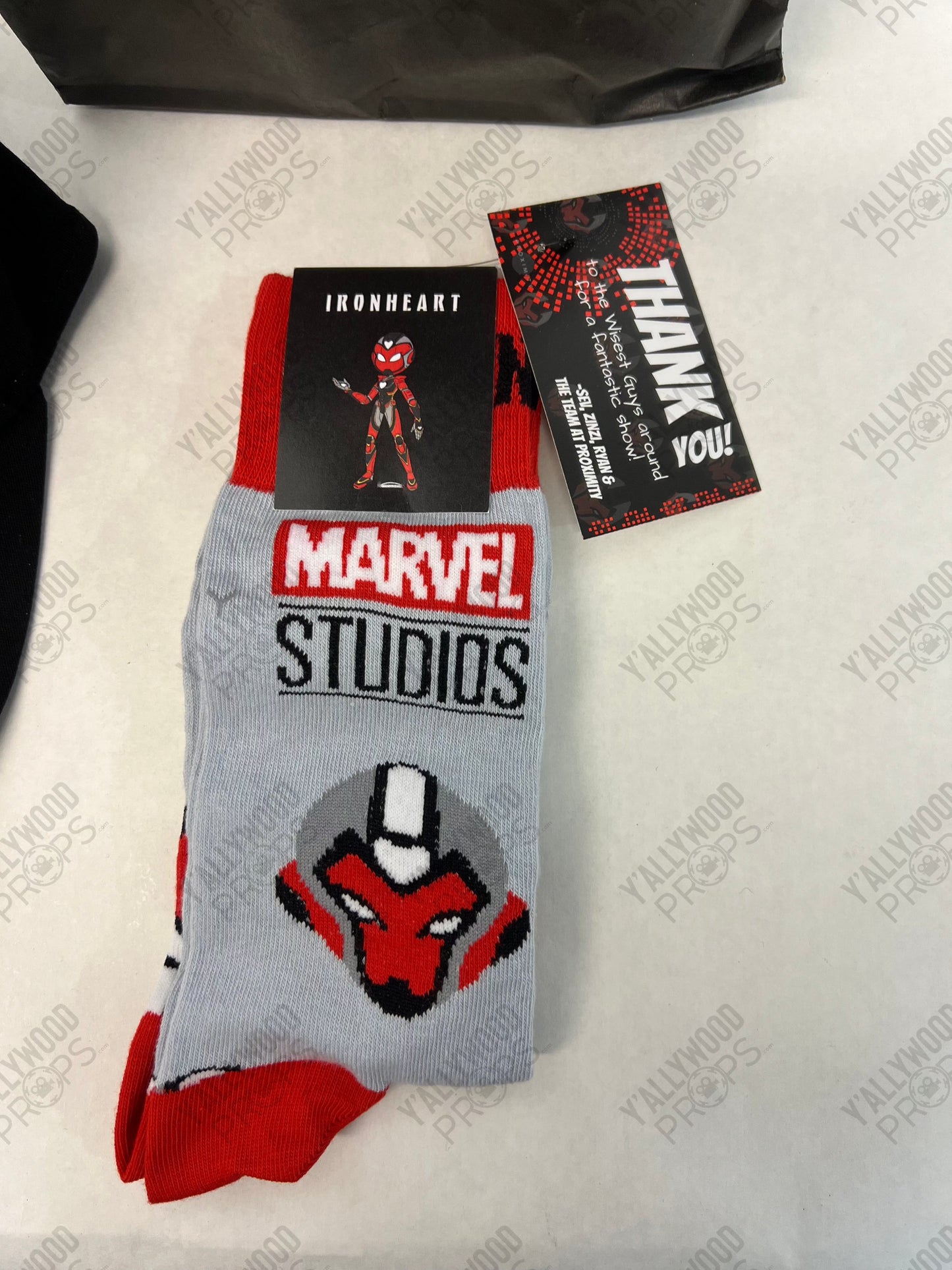 Ironheart (2025) Cast & Crew Gift Hat & Socks Wardrobe Y'allywood Props