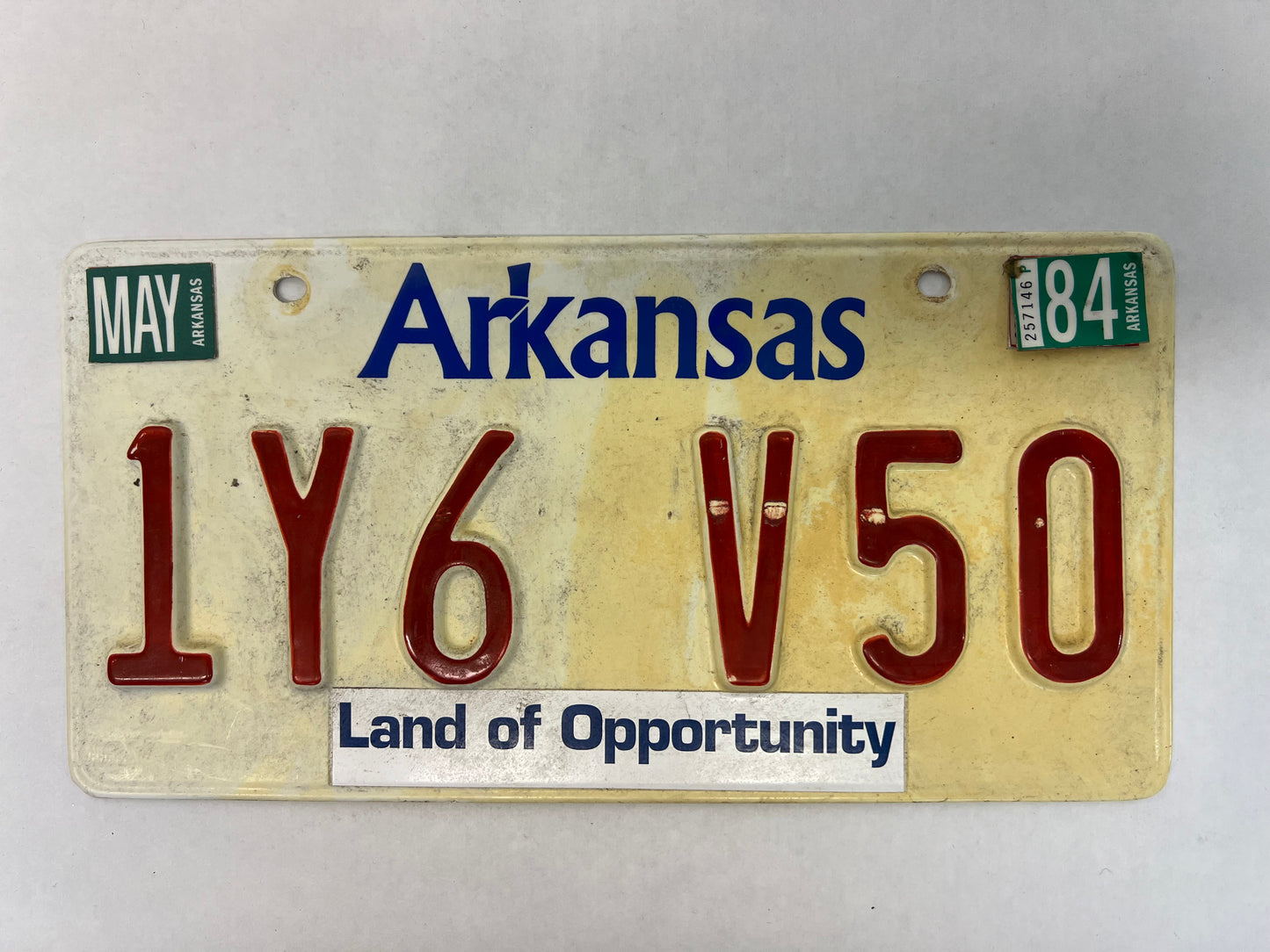 Tom Cruise's License Plate American Made (2017) Movie Prop Y'allywood Props