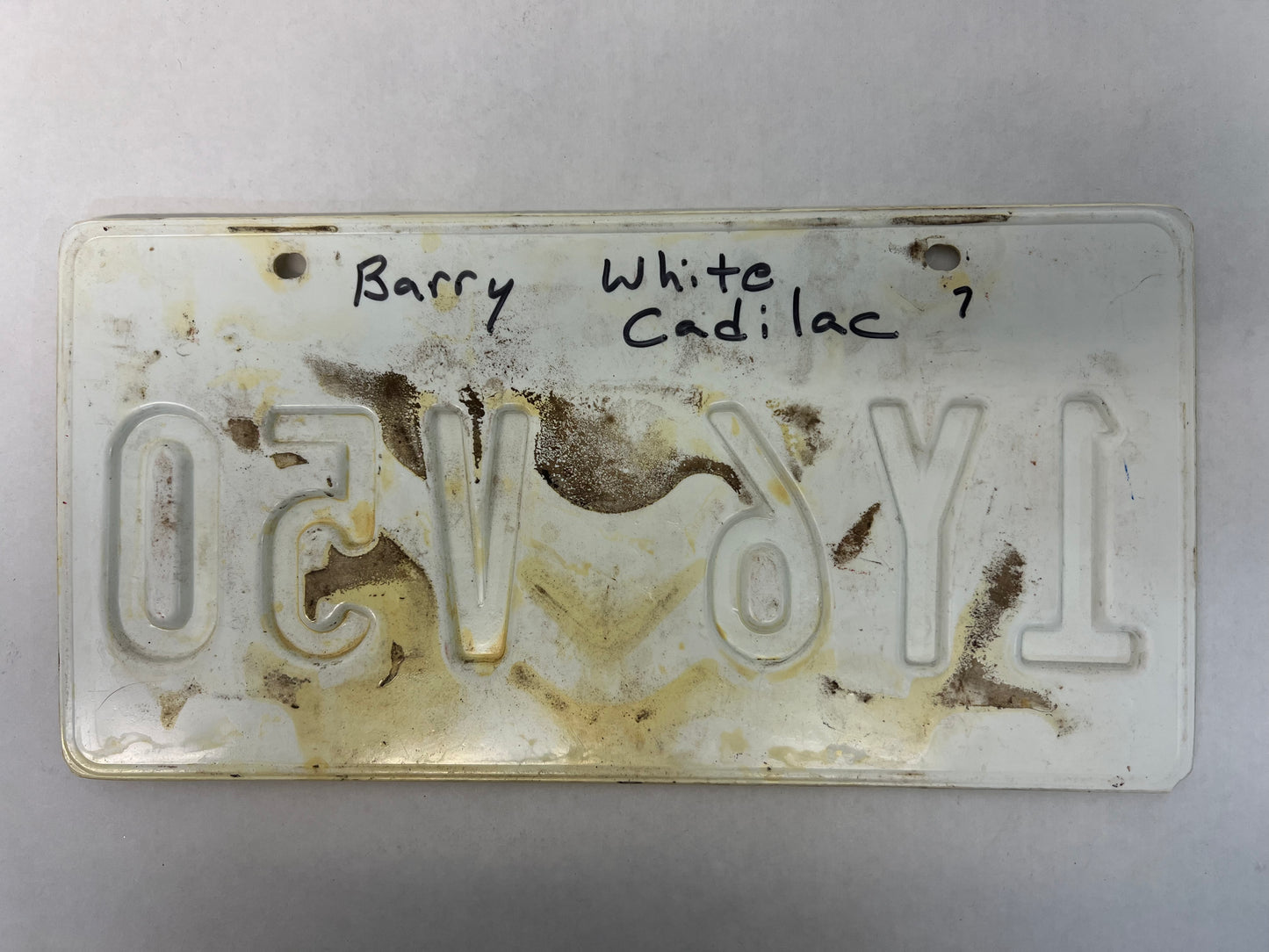 Tom Cruise's License Plate American Made (2017) Movie Prop Y'allywood Props