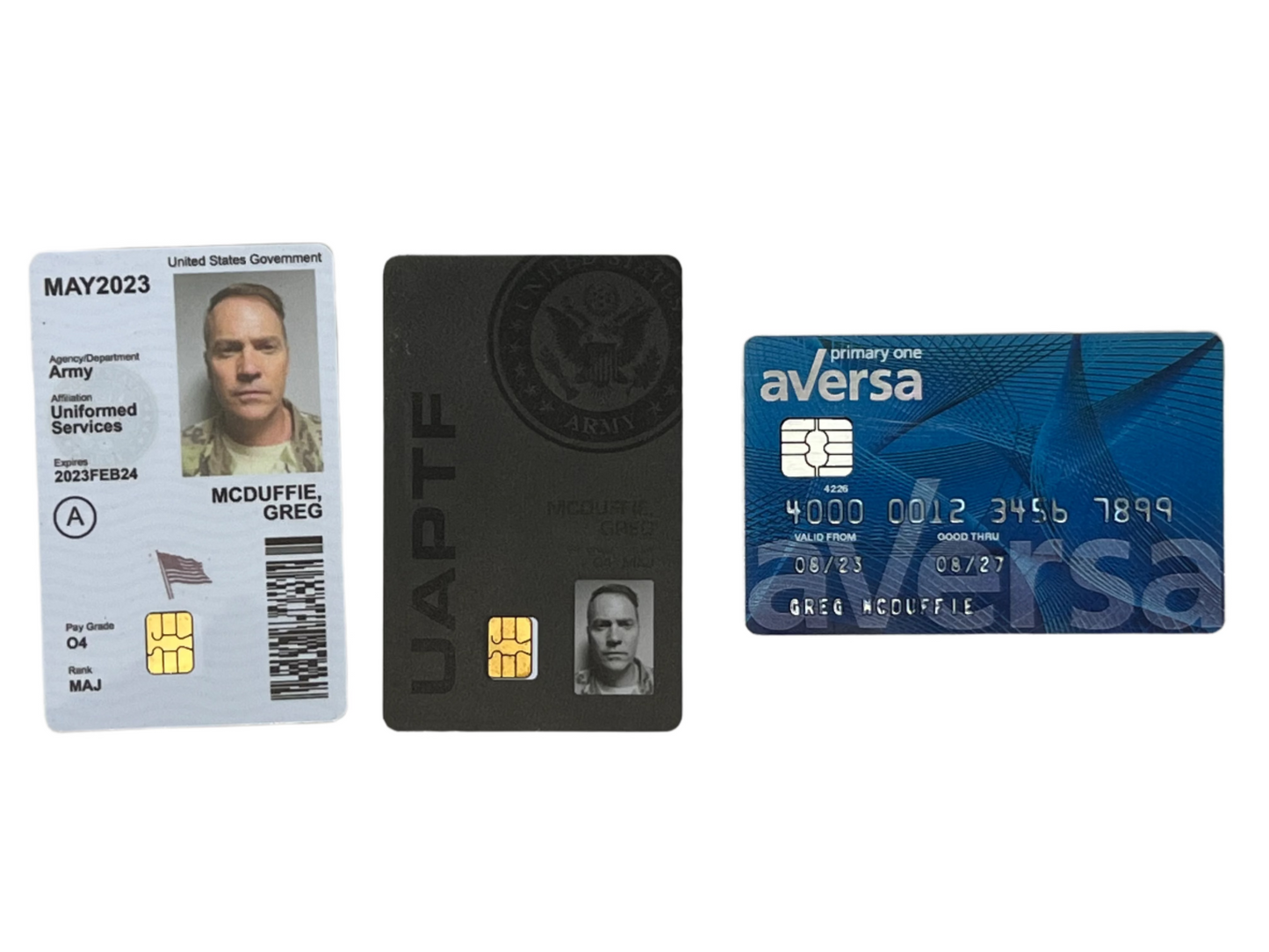 Greg McDuffie ID & Credit Cards Naomi (2022) Movie Prop Y'allywood Props