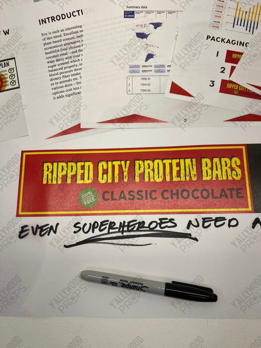 Ripped City Business Plan Stargirl TV Series Movie Prop Y'allywood Props