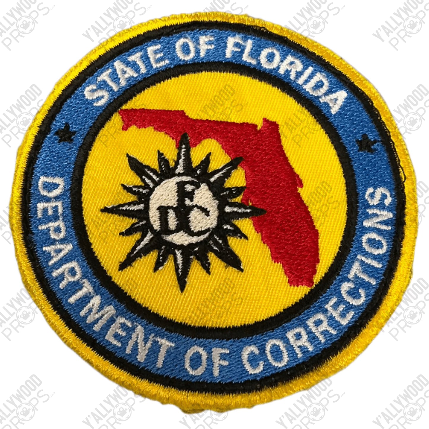 FL Department of Corrections Patch Bad Boys 4 Ride or Die Movie Prop Y'allywood Props