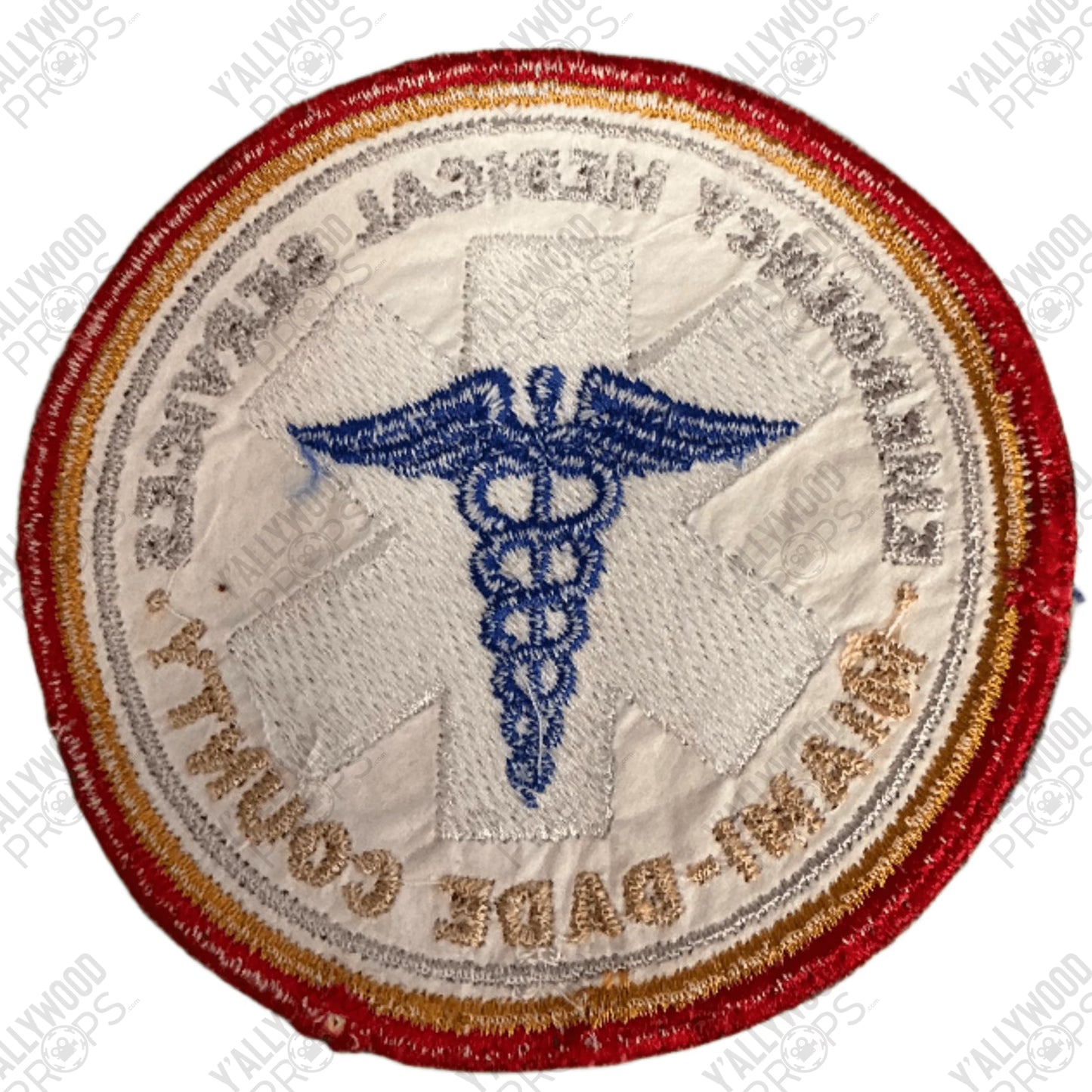 Miami-Dade Paramedic Patch Bad Boys 4 Ride or Die Movie Prop Y'allywood Props