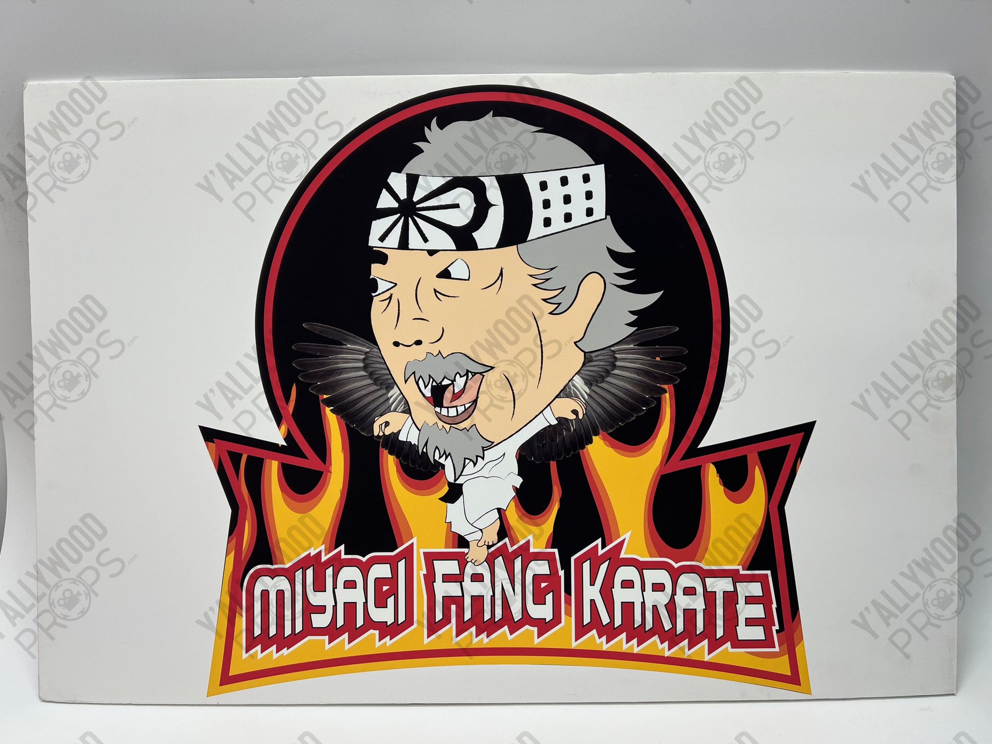 Miyagi Fang Karate Sign S6E1 Cobra Kai Movie Prop Y'allywood Props