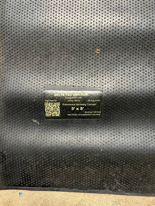 DTO Fraternity Doormat from Life of the Party Movie Prop Y'allywood Props