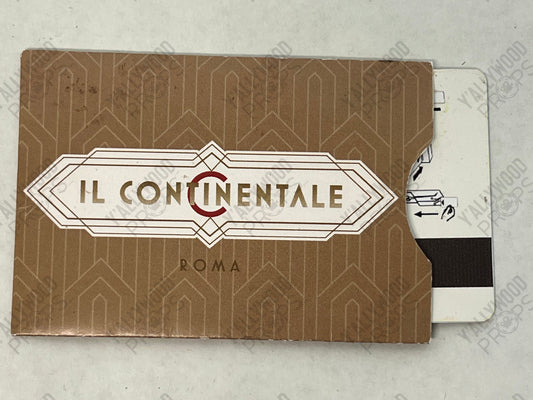 Gold Continental Roma Room Key John Wick 2 Movie Prop Y'allywood Props