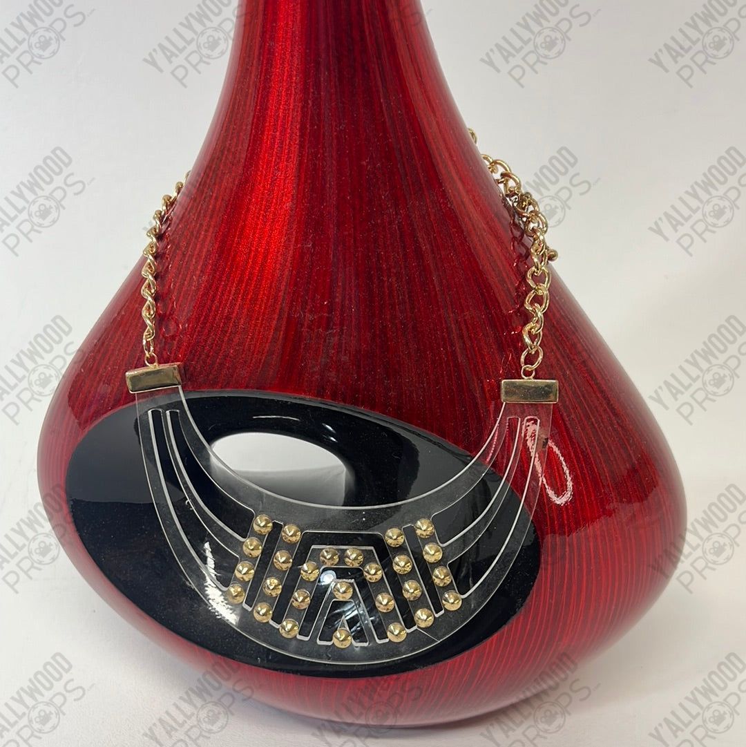 Red Vase from Hulk's Room Thor Ragnarok Movie Prop Y'allywood Props