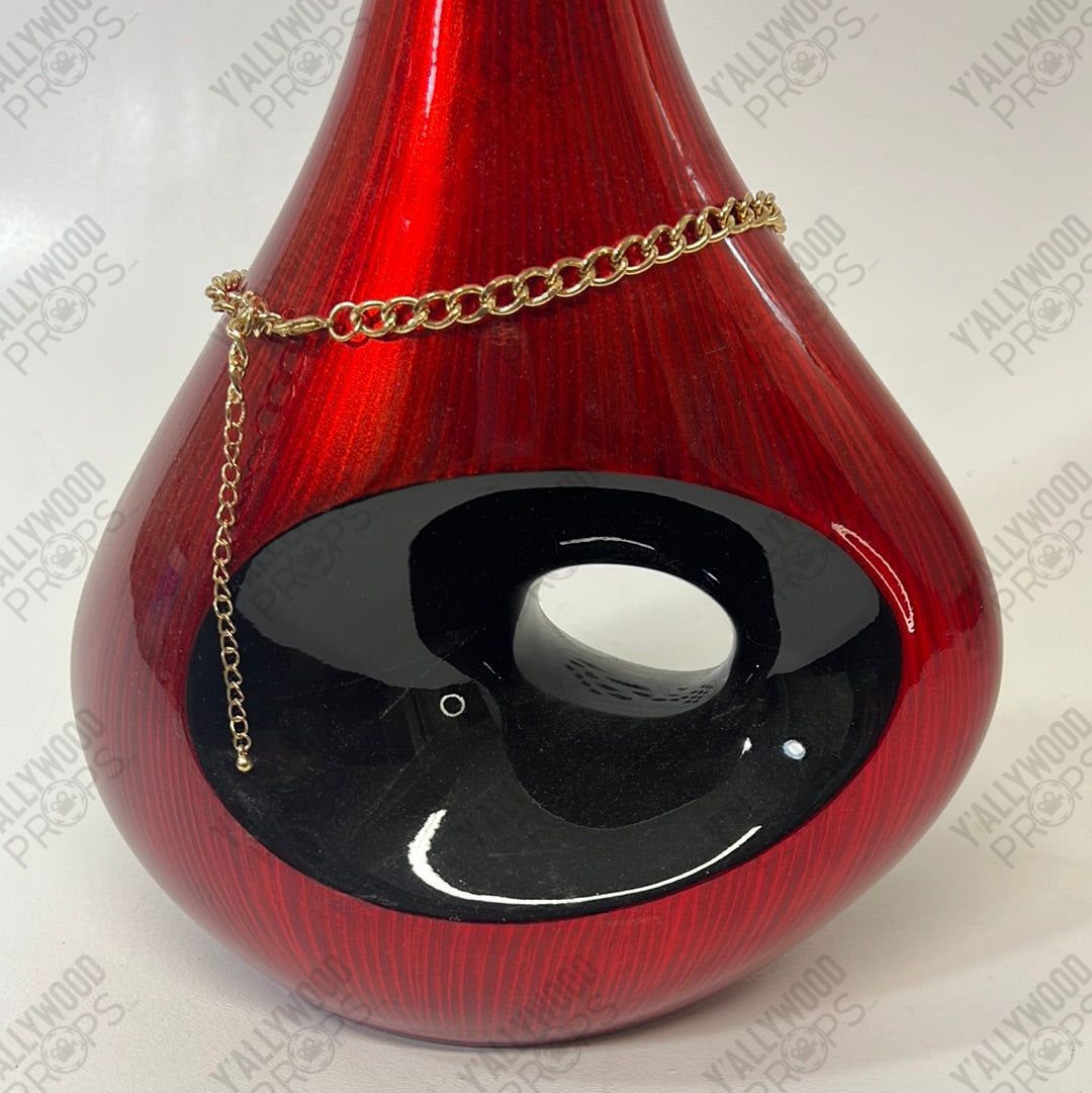 Red Vase from Hulk's Room Thor Ragnarok Movie Prop Y'allywood Props