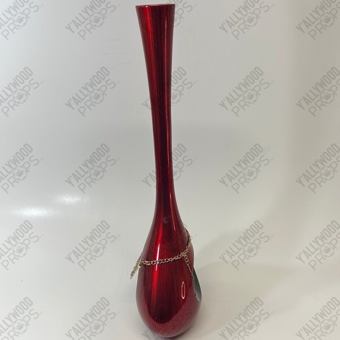 Red Vase from Hulk's Room Thor Ragnarok Movie Prop Y'allywood Props
