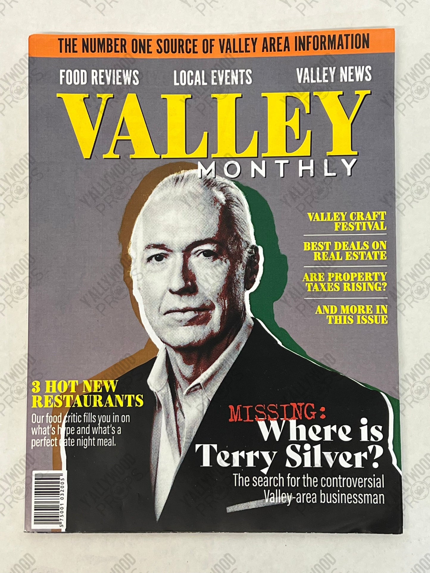 Where is Terry Silver Magazine S6E15 Cobra Kai Movie Prop Y'allywood Props