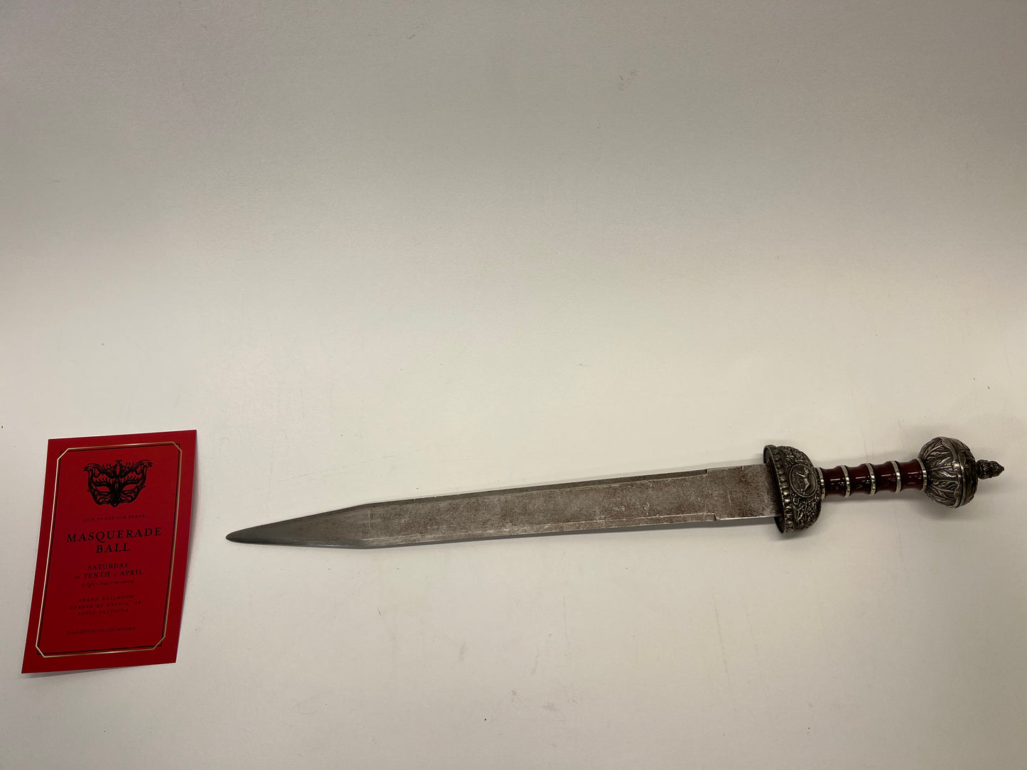 Spartan Sword from Red Notice Fight Scene Movie Prop Y'allywood Props