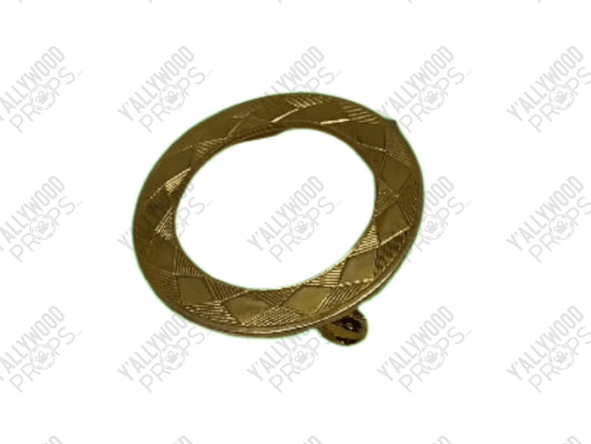 Circular Brooch Pin Killers of the Flower Moon (2023) Wearable Wardrobe Y'allywood Props Circular Pin 2