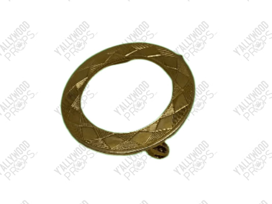Circular Brooch Pin Killers of the Flower Moon (2023) Wearable Wardrobe Y'allywood Props Circular Pin 2