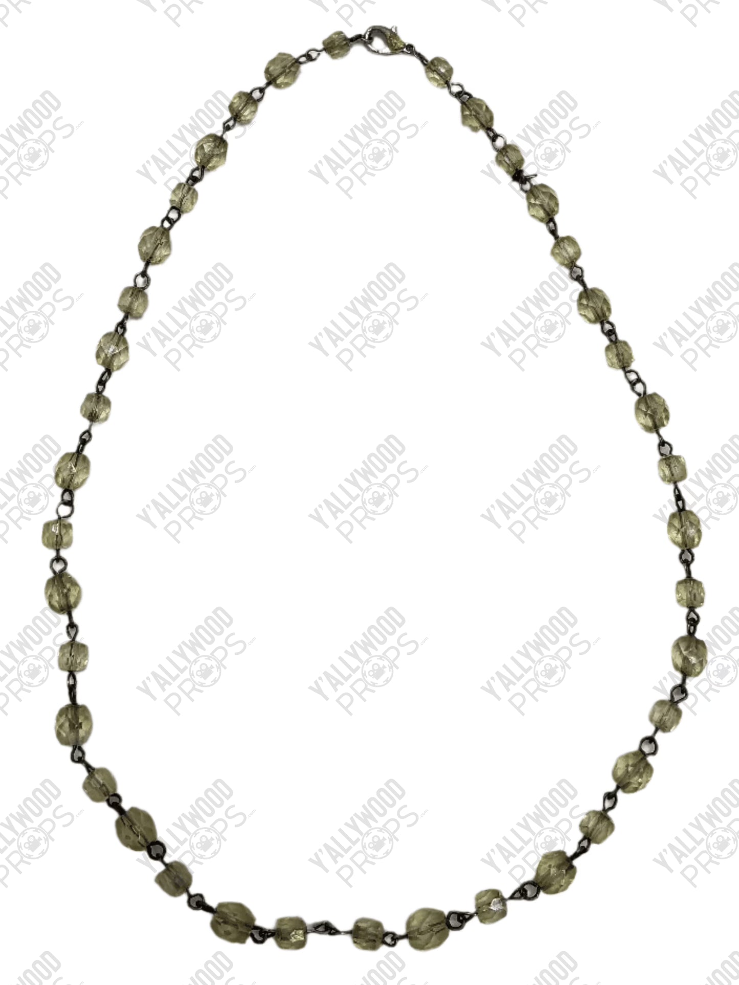 Emerald/Jade Necklace Killers of the Flower Moon (2023) Wardrobe Y'allywood Props 20" Lot 18