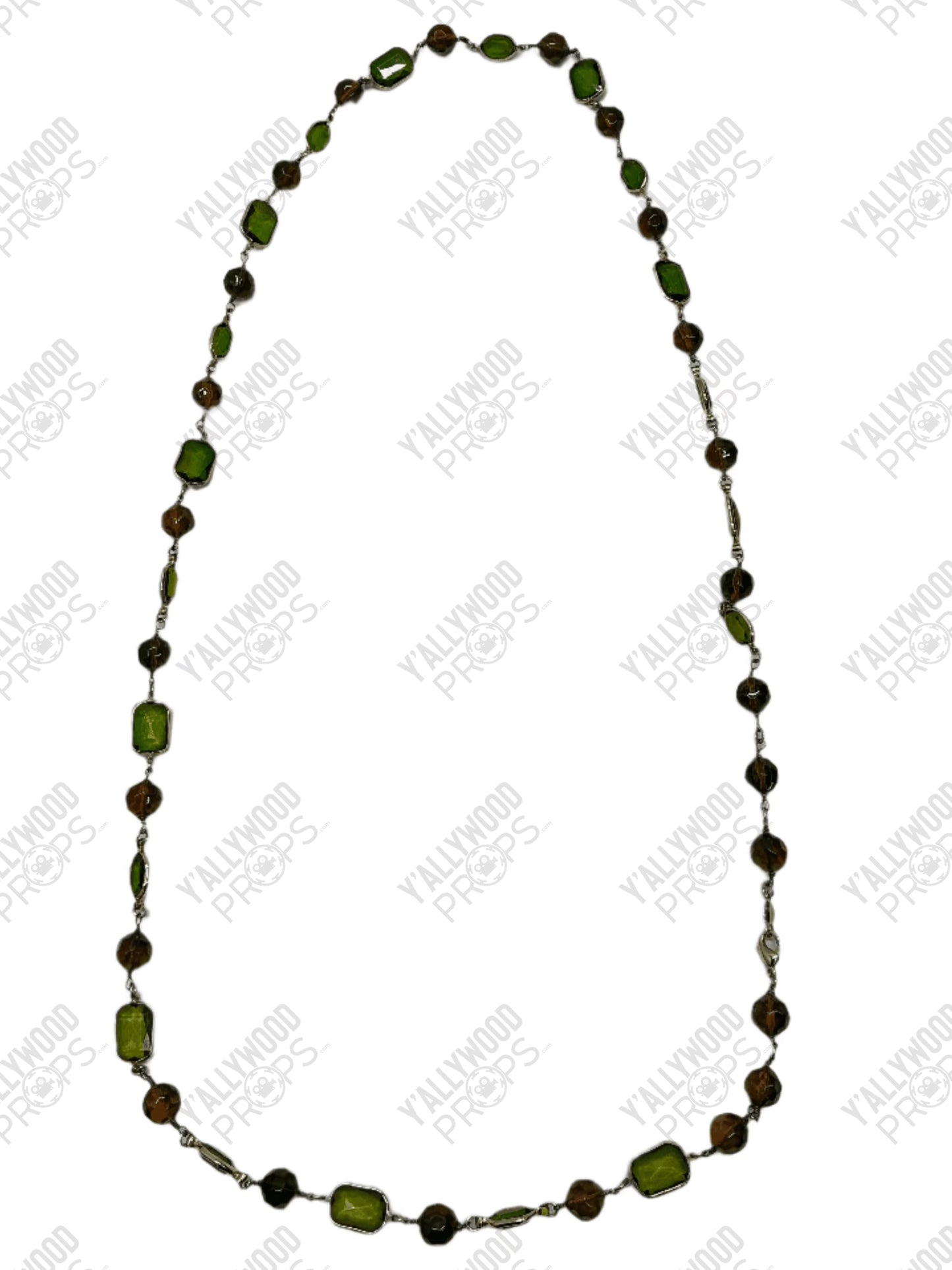 Emerald/Jade Necklace Killers of the Flower Moon (2023) Wardrobe Y'allywood Props 34" Lot 12