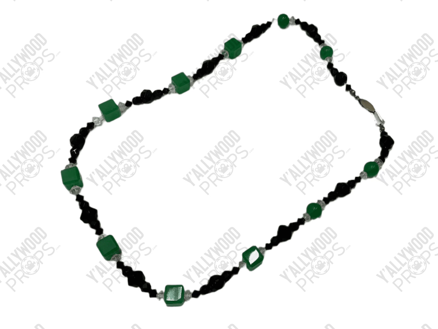 Emerald/Jade Necklace Killers of the Flower Moon (2023) Wardrobe Y'allywood Props 22" Lot 6