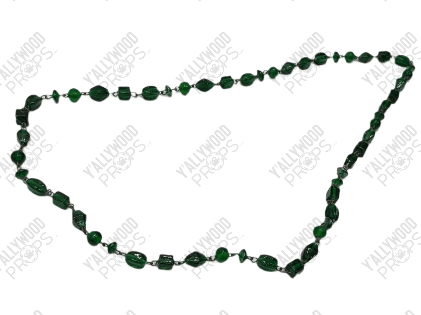 Emerald/Jade Necklace Killers of the Flower Moon (2023) Wardrobe Y'allywood Props 34" Lot 5