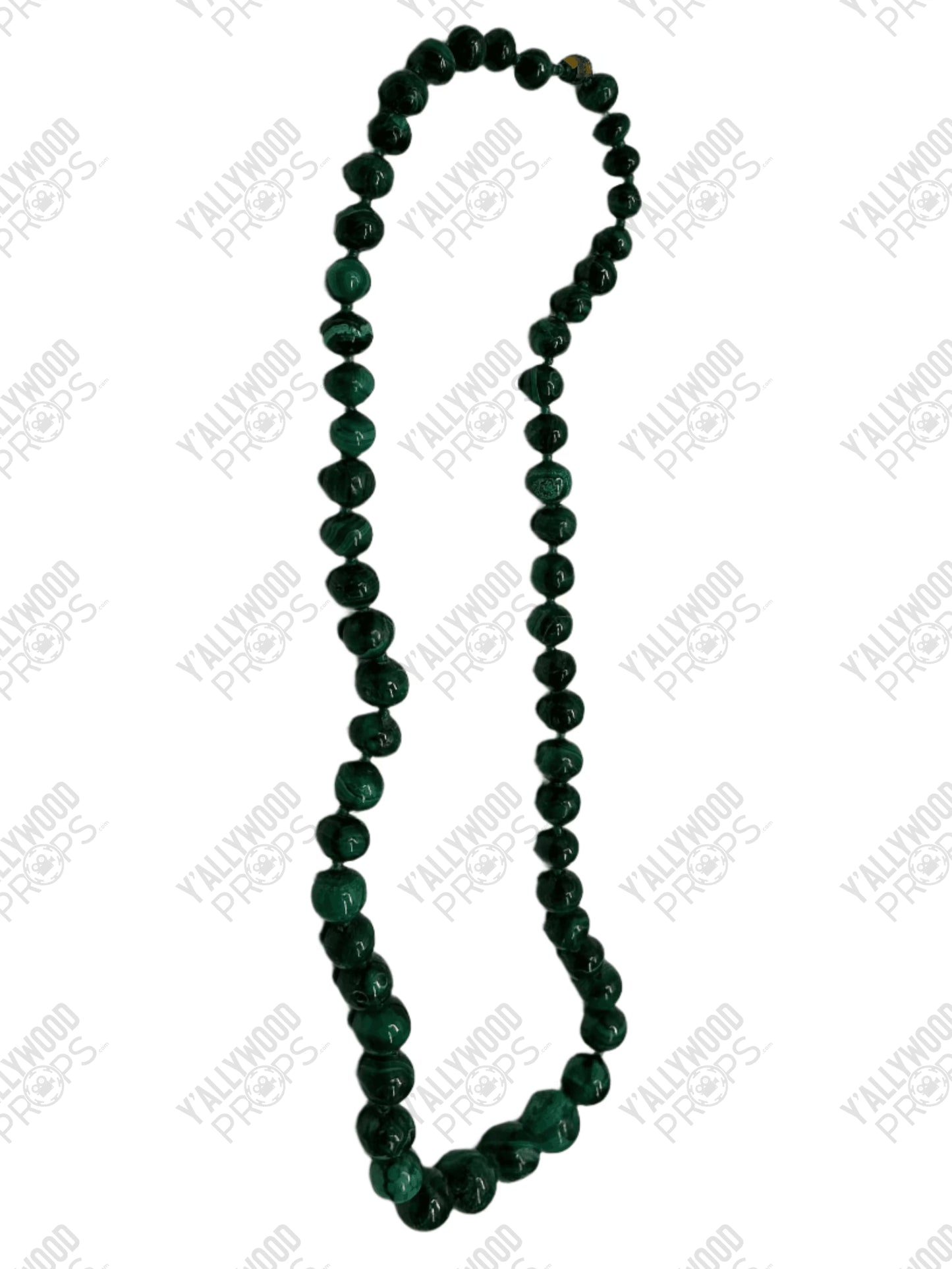 Emerald/Jade Necklace Killers of the Flower Moon (2023) Wardrobe Y'allywood Props 22" Lot 1