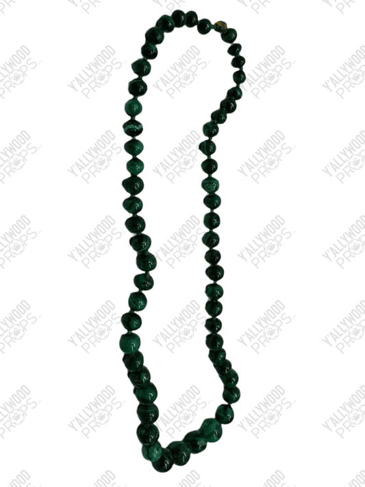 Emerald/Jade Necklace Killers of the Flower Moon (2023) Wearable Wardrobe Y'allywood Props 22" Lot 1