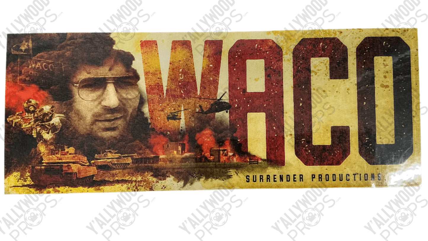 Cast & Crew Parking Pass Waco (2018) Memorabilia Y'allywood Props