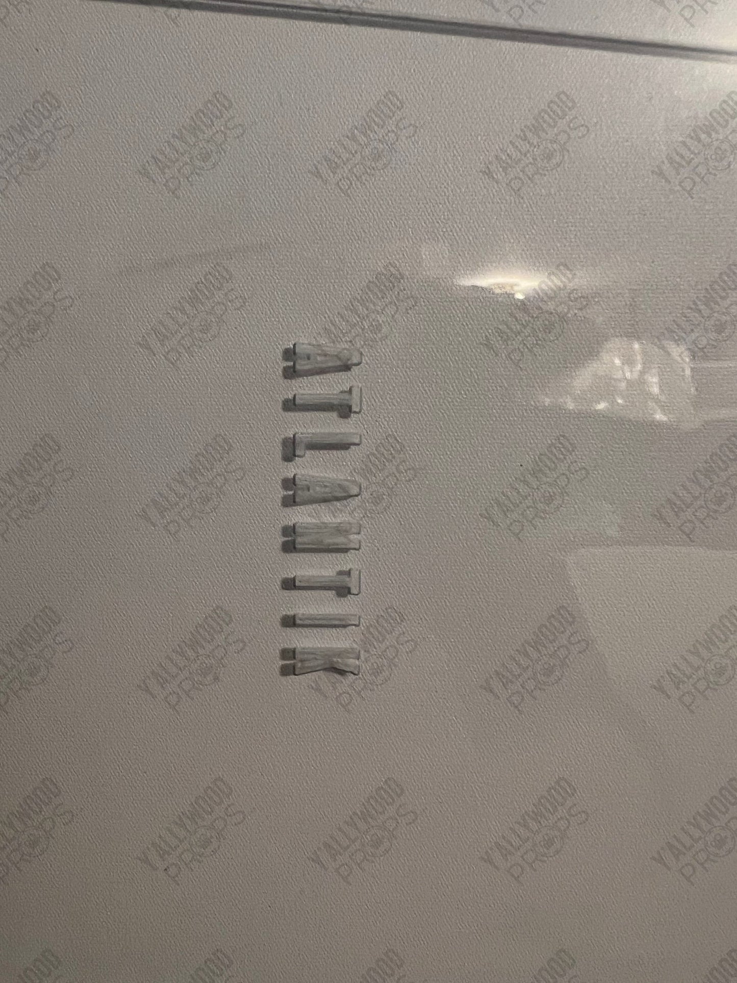 Acrylic World Map from Captain America: Civil War Movie Prop Y'allywood Props
