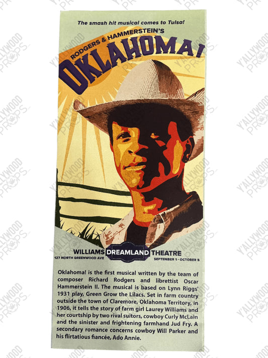 Tulsa Tri-Fold Brochures Watchmen TV Series (2019) Movie Prop Y'allywood Props Brochure 2
