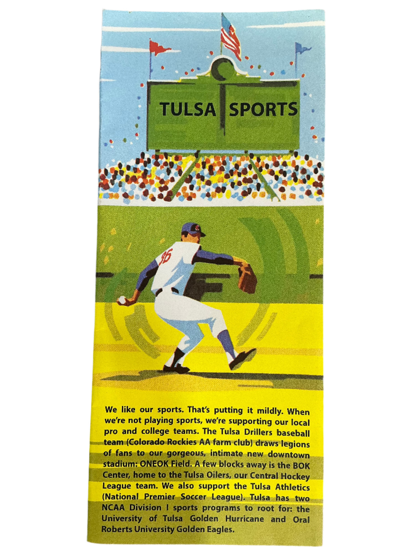 Tulsa Tri-Fold Brochures Watchmen TV Series (2019) Movie Prop Y'allywood Props Brochure 1