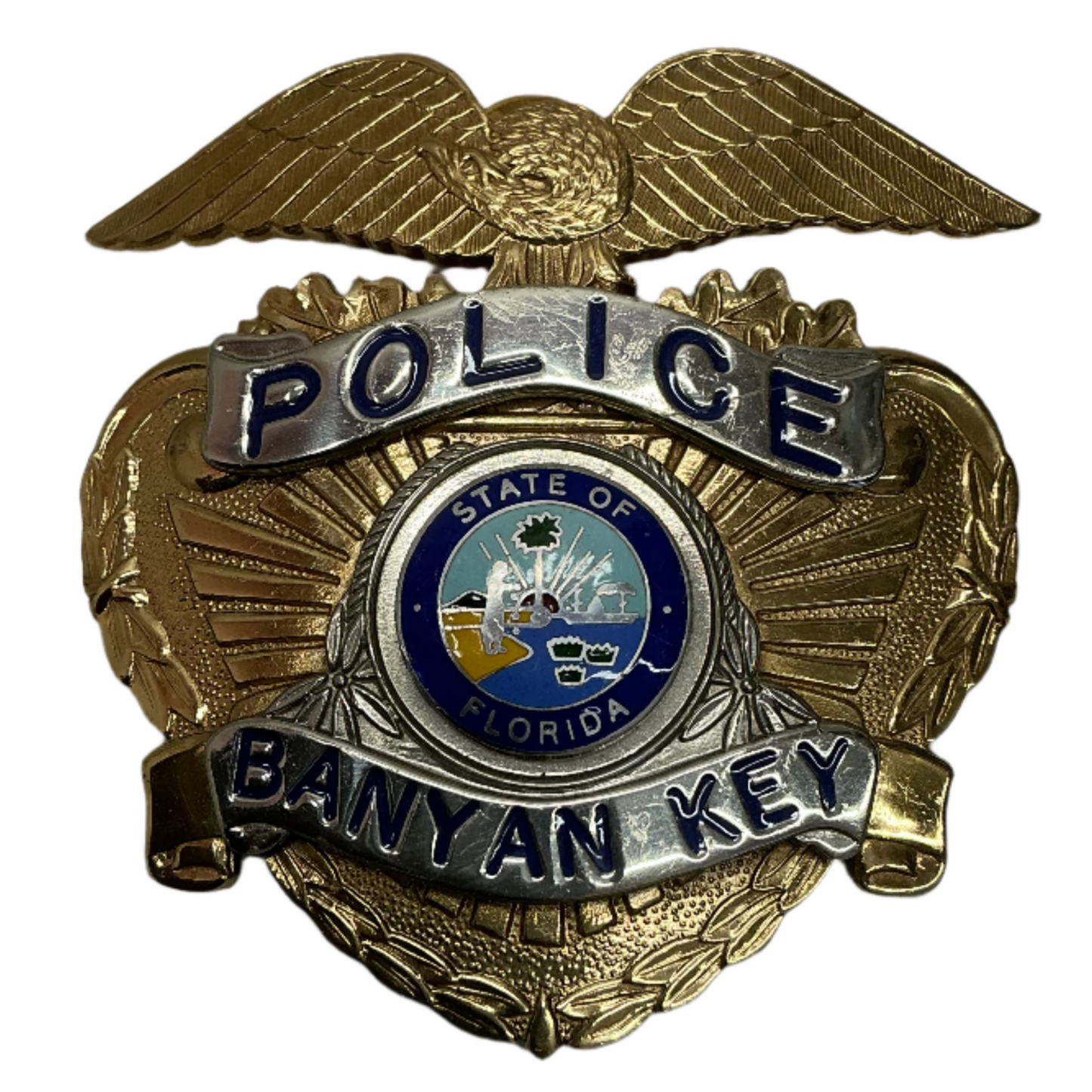 Banyan Key Police Badge Out of Time (2003) Y'allywood Props