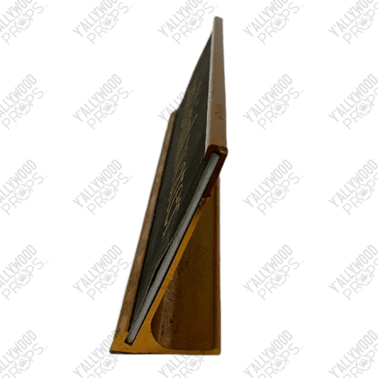 Leon Drinkwater Nameplate Stan Against Evil (2016-2018) Movie Prop Y'allywood Props