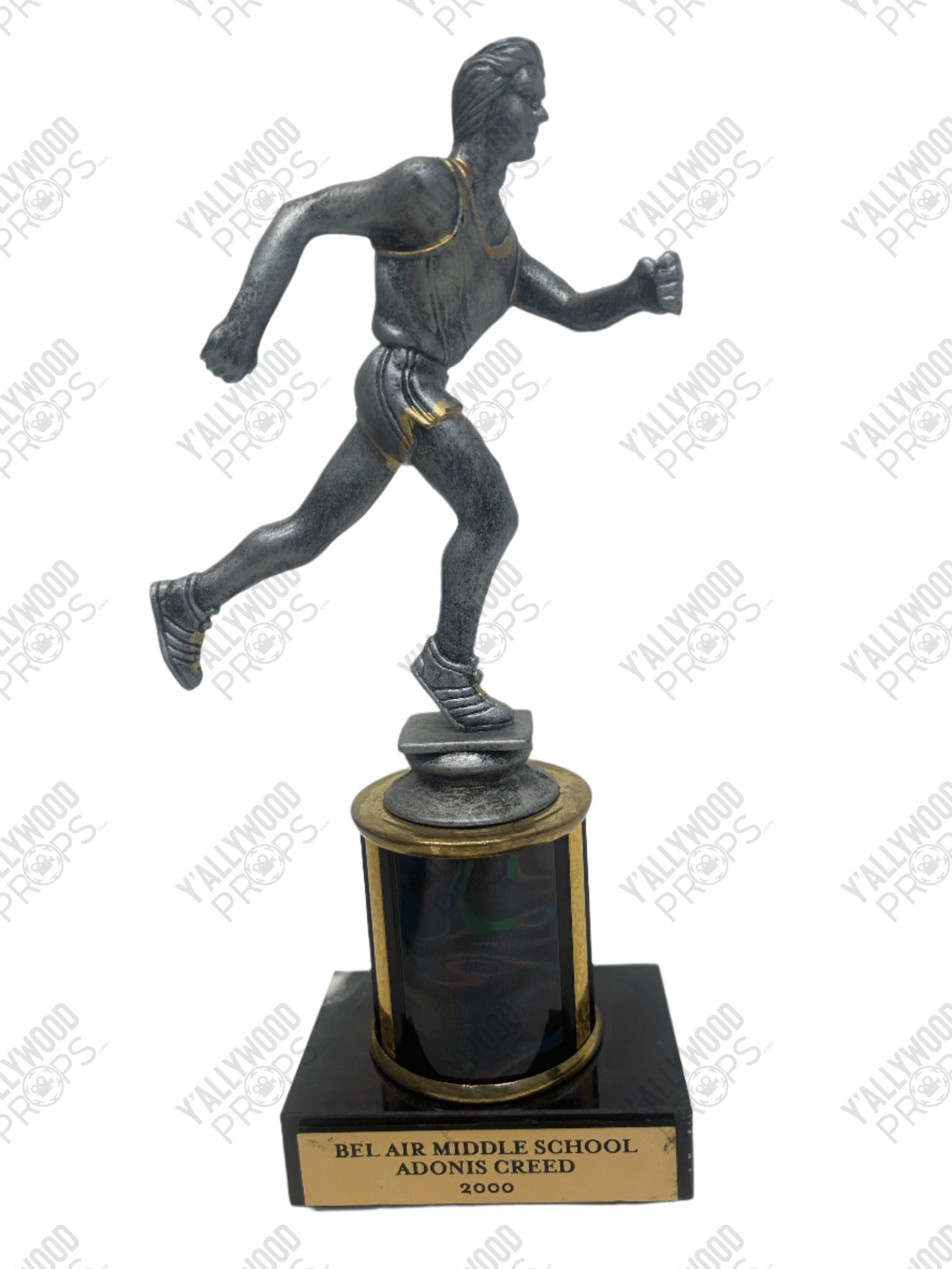 Adonis Creed Middle School Track Trophy Creed III (2023) Movie Prop Y'allywood Props