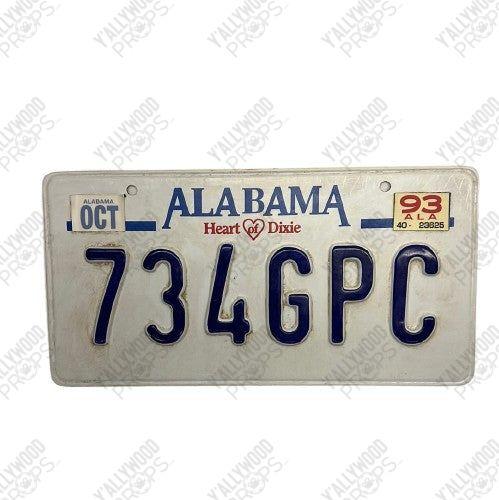 Alabama License Plates Just Mercy Movie Prop Y'allywood Props