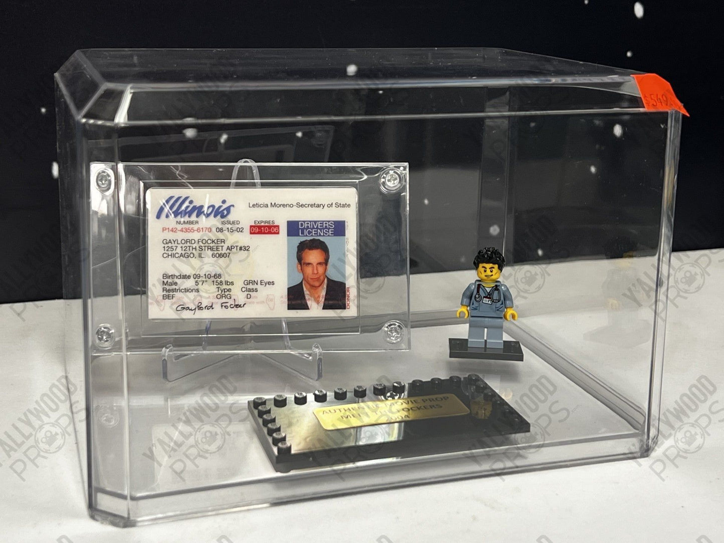 Gaylord Focker (Ben Stiller) Drivers License, from Meet the Fockers Movie Prop Y'allywood Props