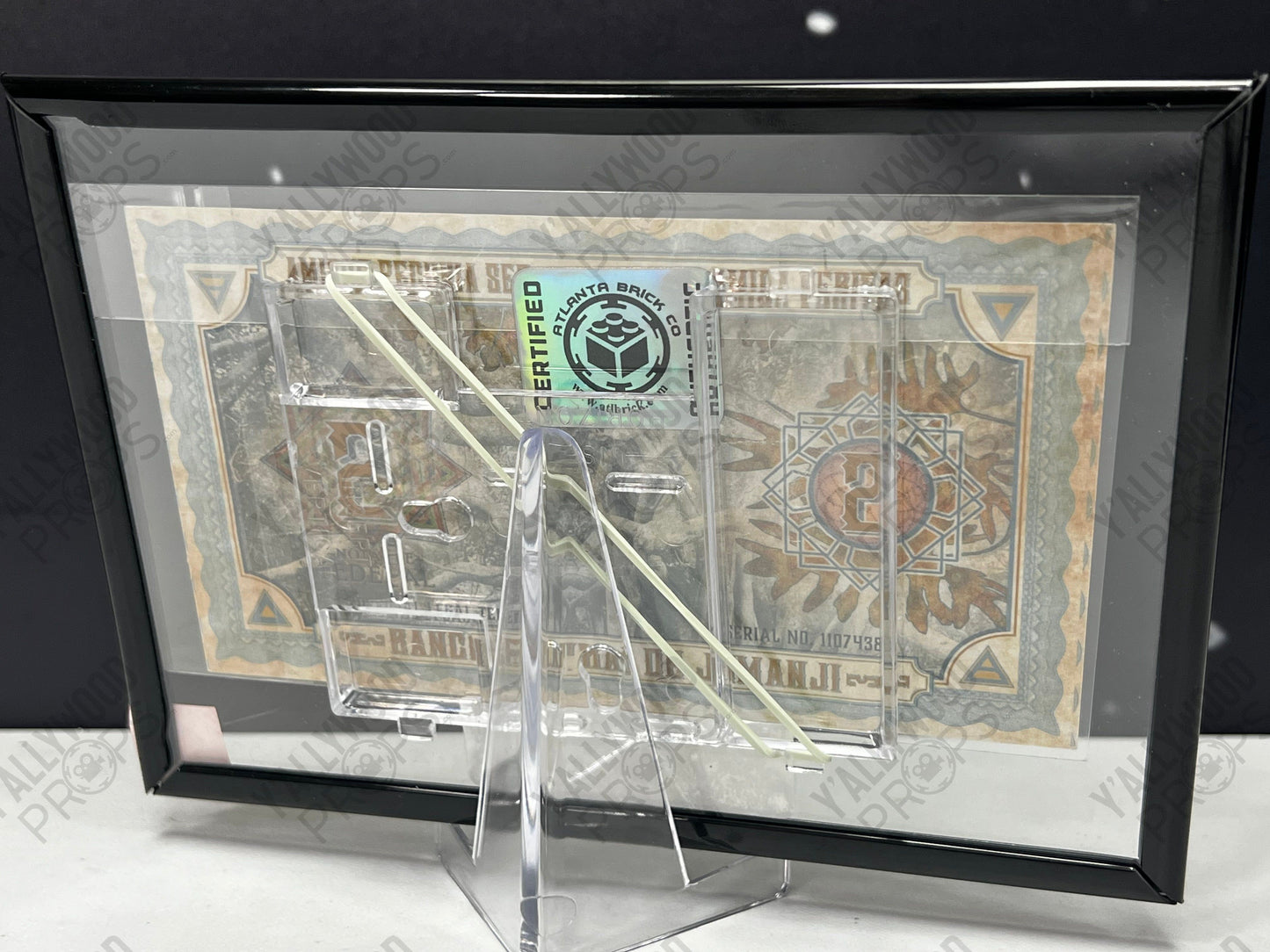 Jumanji Money ($2 Note), from Jumanji: The Next Level Movie Prop Y'allywood Props