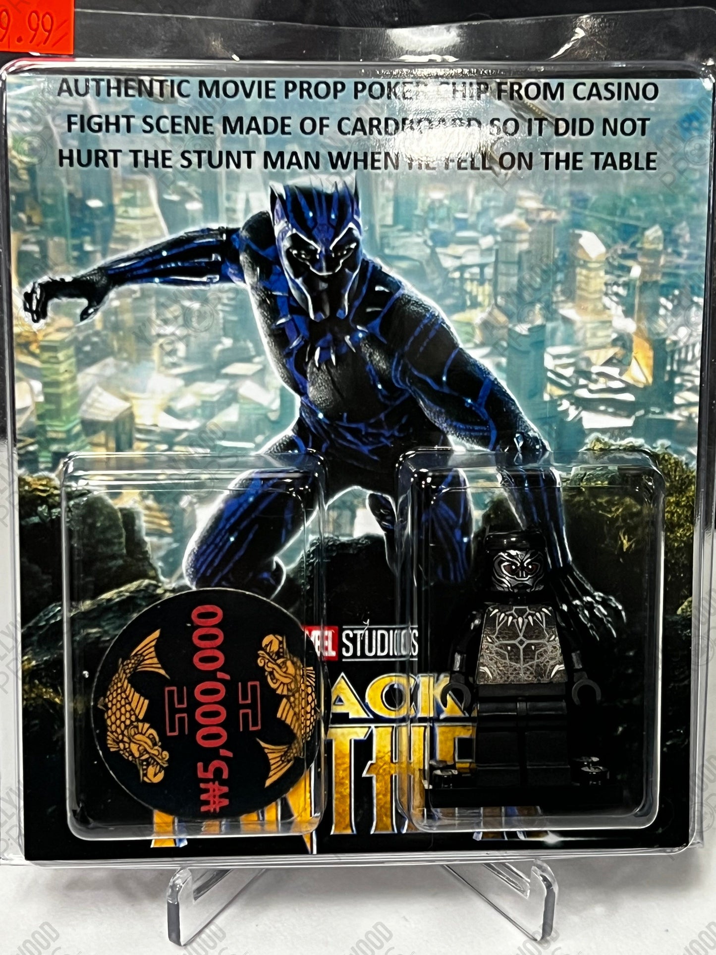 Cardboard Casino Chip, from Black Panther Movie Prop Y'allywood Props
