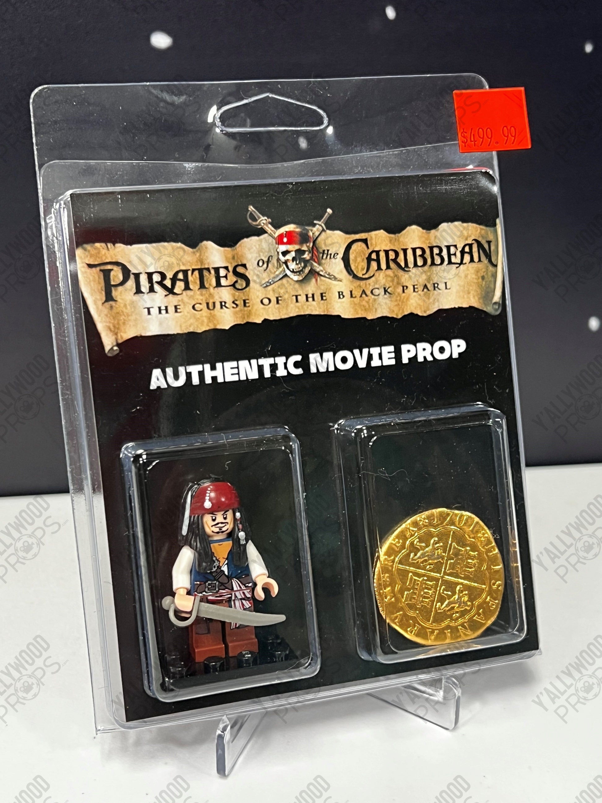 Gold Coin, from Pirates of the Caribbean: The Curse of the Black Pearl Movie Prop Y'allywood Props