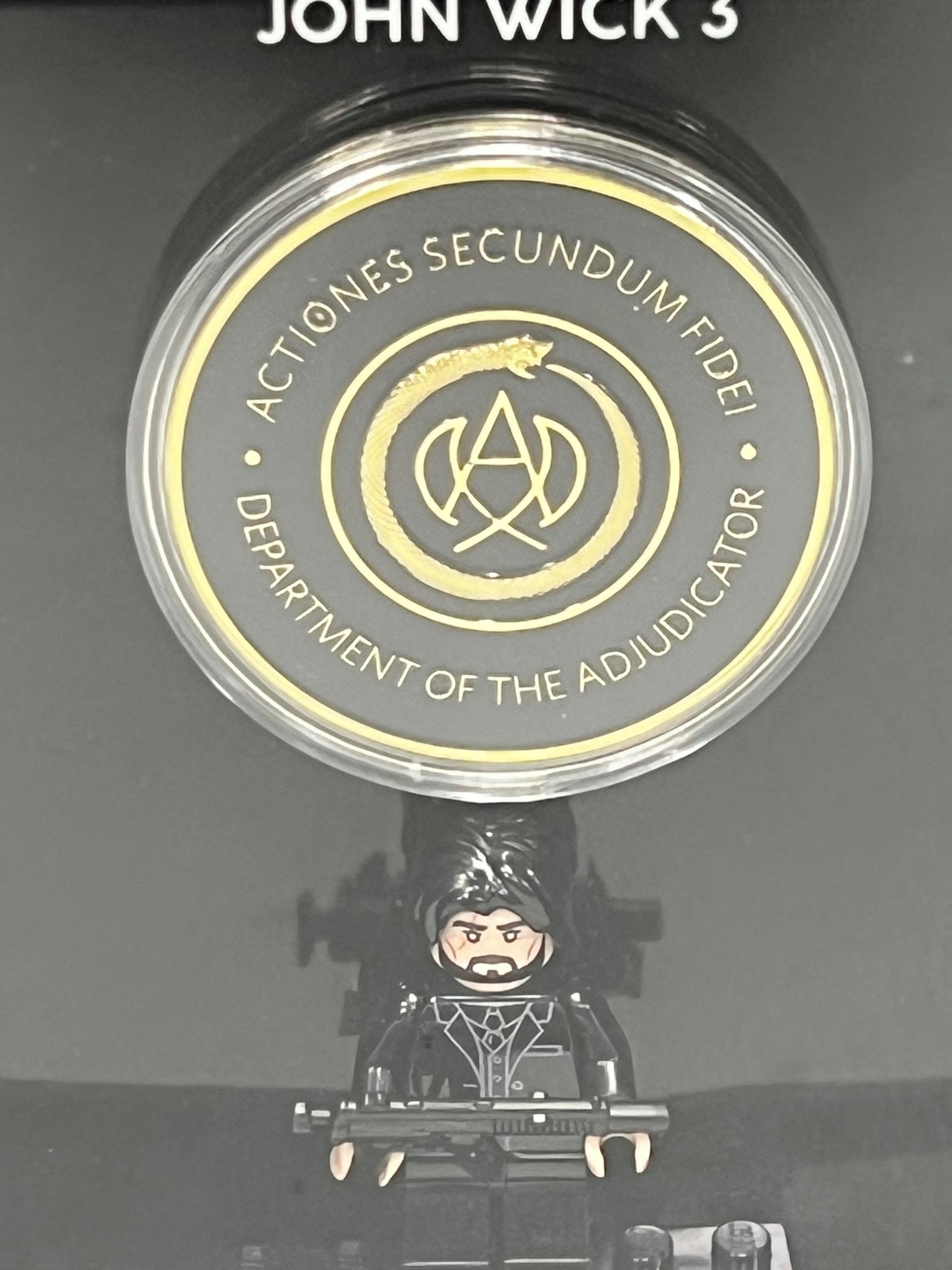 Adjudicator Coin, from John Wick 3 Movie Prop Y'allywood Props