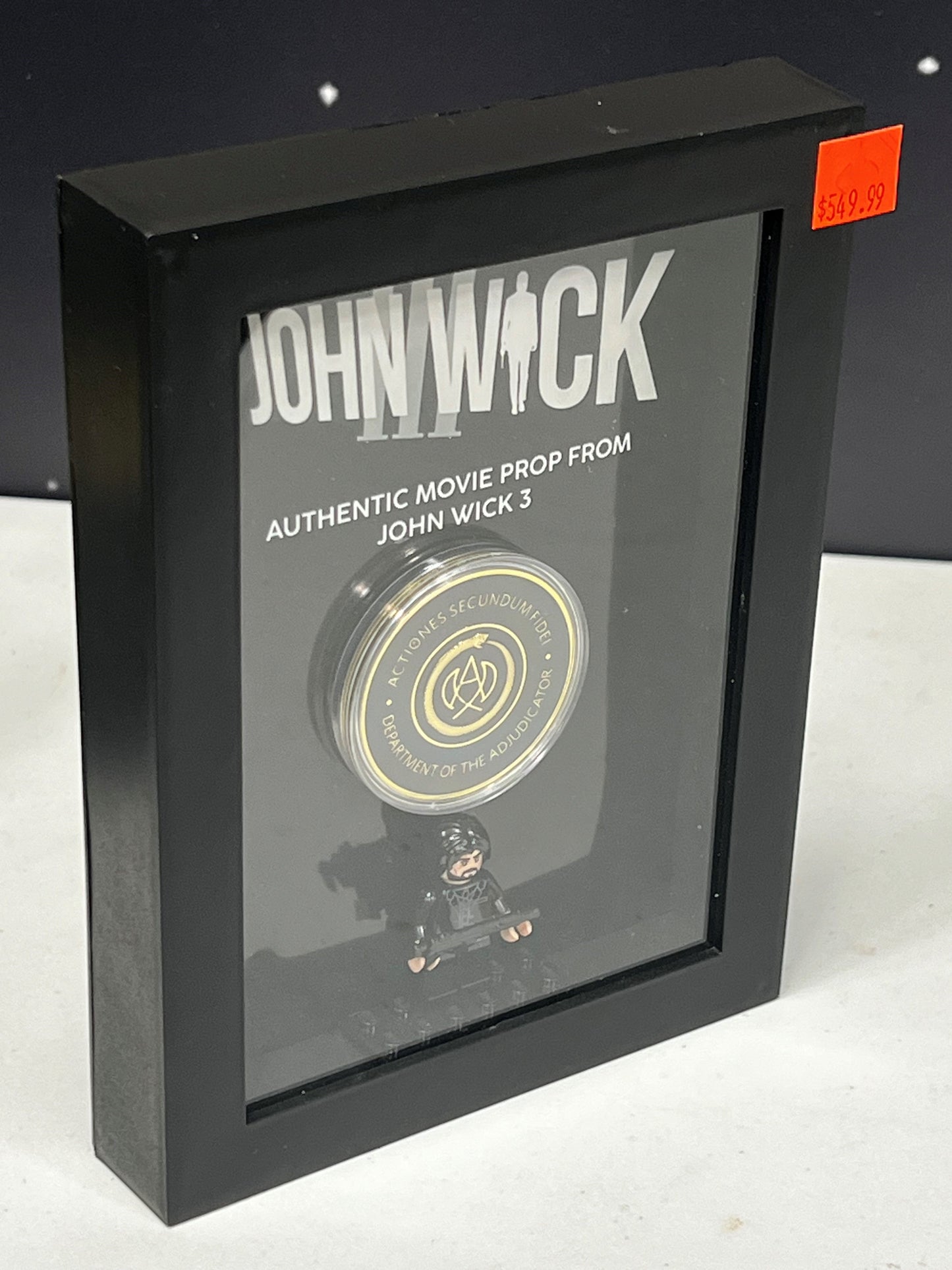 Adjudicator Coin, from John Wick 3 Movie Prop Y'allywood Props