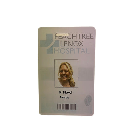 Peachtree Lenox Hospital ID Badges Survivor’s Remorse Movie Prop Y'allywood Props   