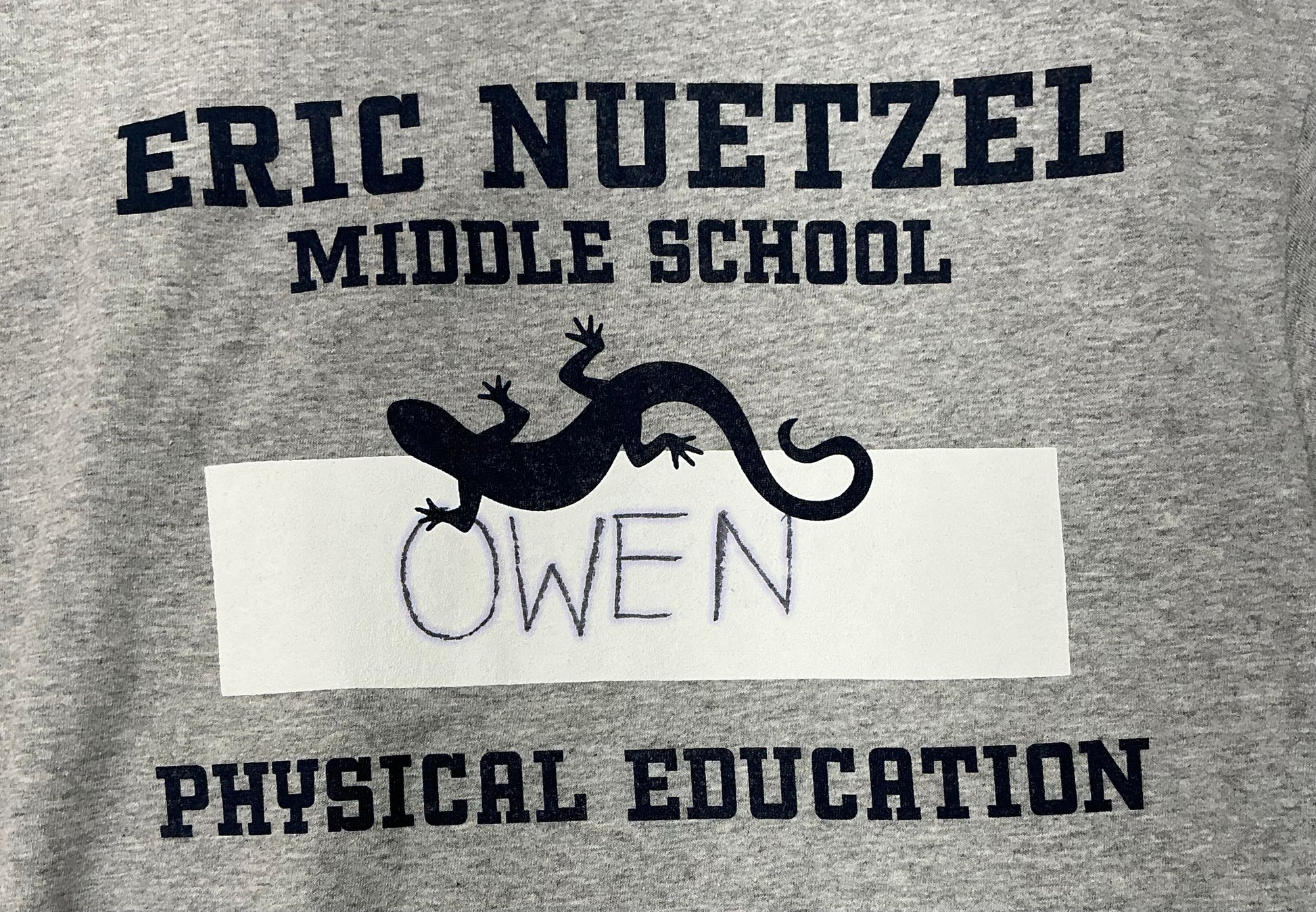 Middle School PE T-Shirts Me Apple TV Series (2024) Y'allywood Props YM Owen