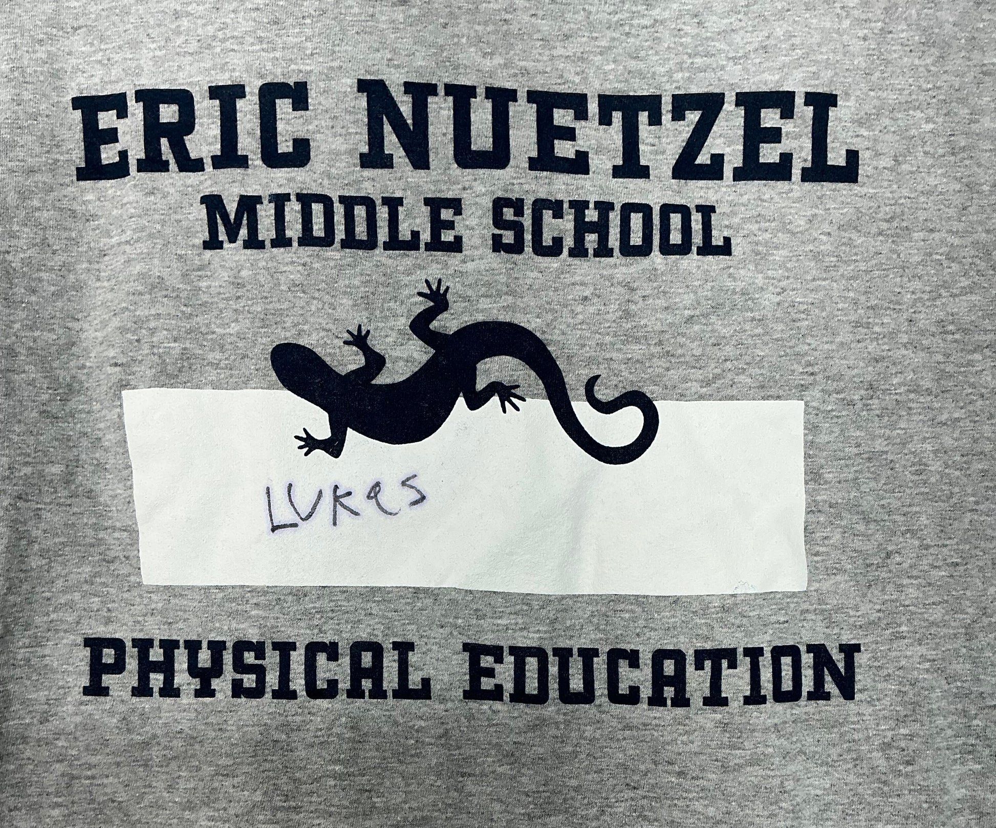 Middle School PE T-Shirts Me Apple TV Series (2024) Y'allywood Props YL Lukes
